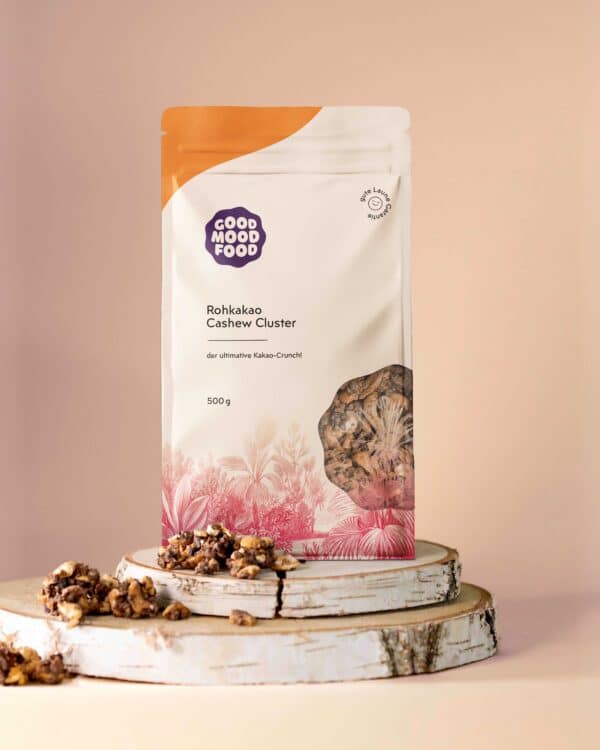 Stilleben Rohkakao Cashew Cluster 500g NEU