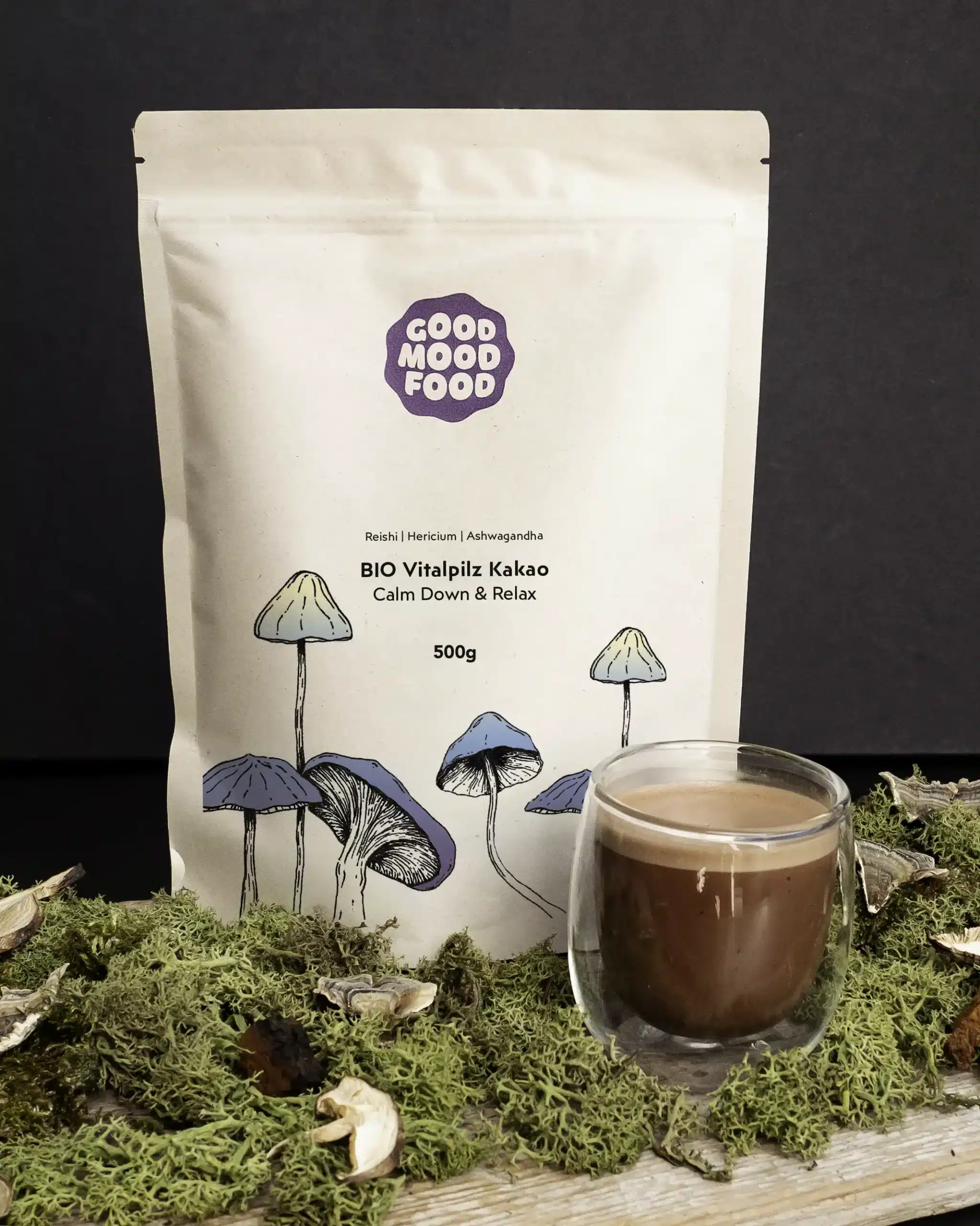 Calm Down und Relax in Tasse