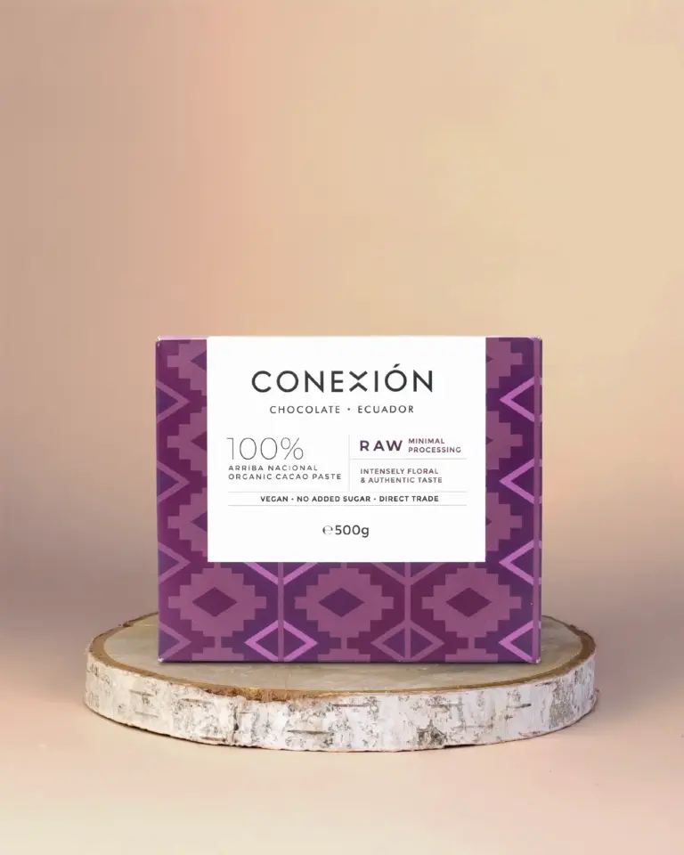 Produtbild Stilleben Rohkakao Masse aus Ecuador Conexion 500g