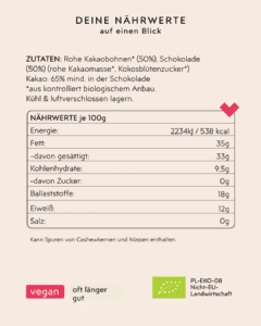 Queen Beans Rückseite Inhalt