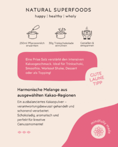 Rückseite Melange Anwendung