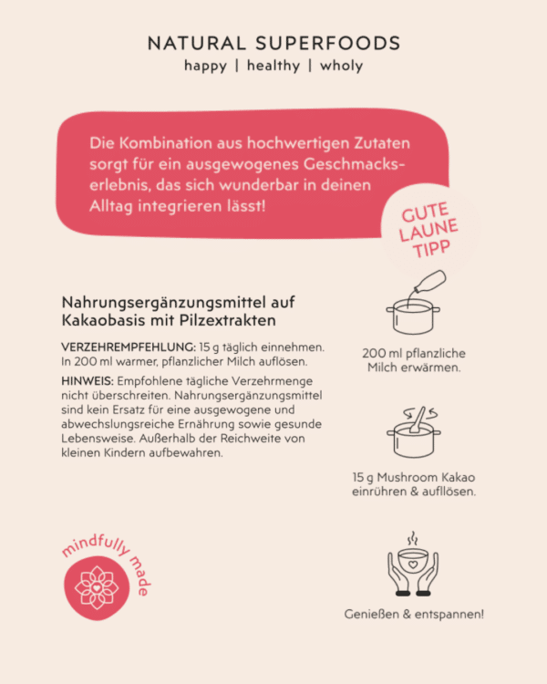 Rückseite Pure Power Anwendung