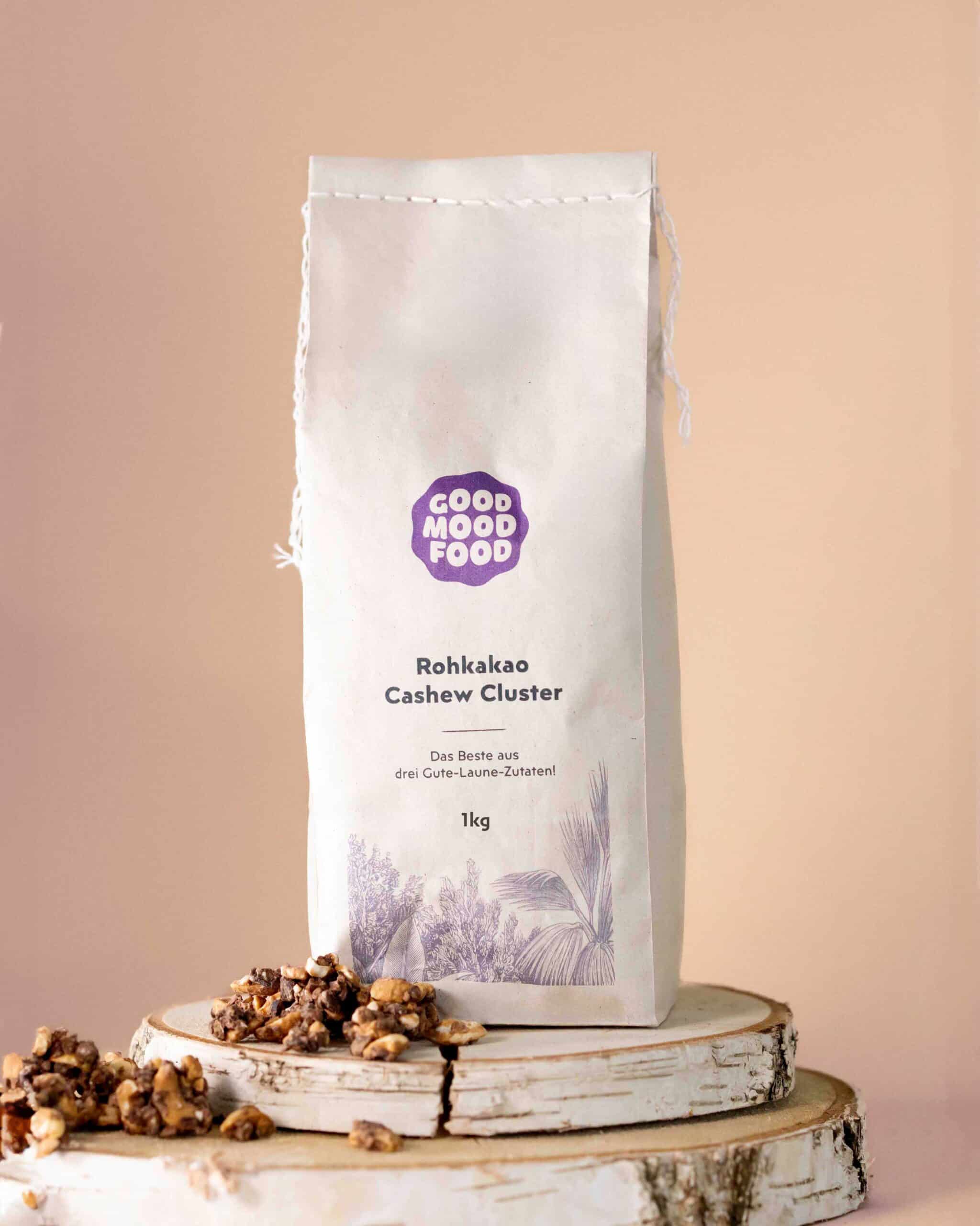 Bio Rohkakao Cashew Cluster, 1kg Cashew Cluster - der Superfood Snack