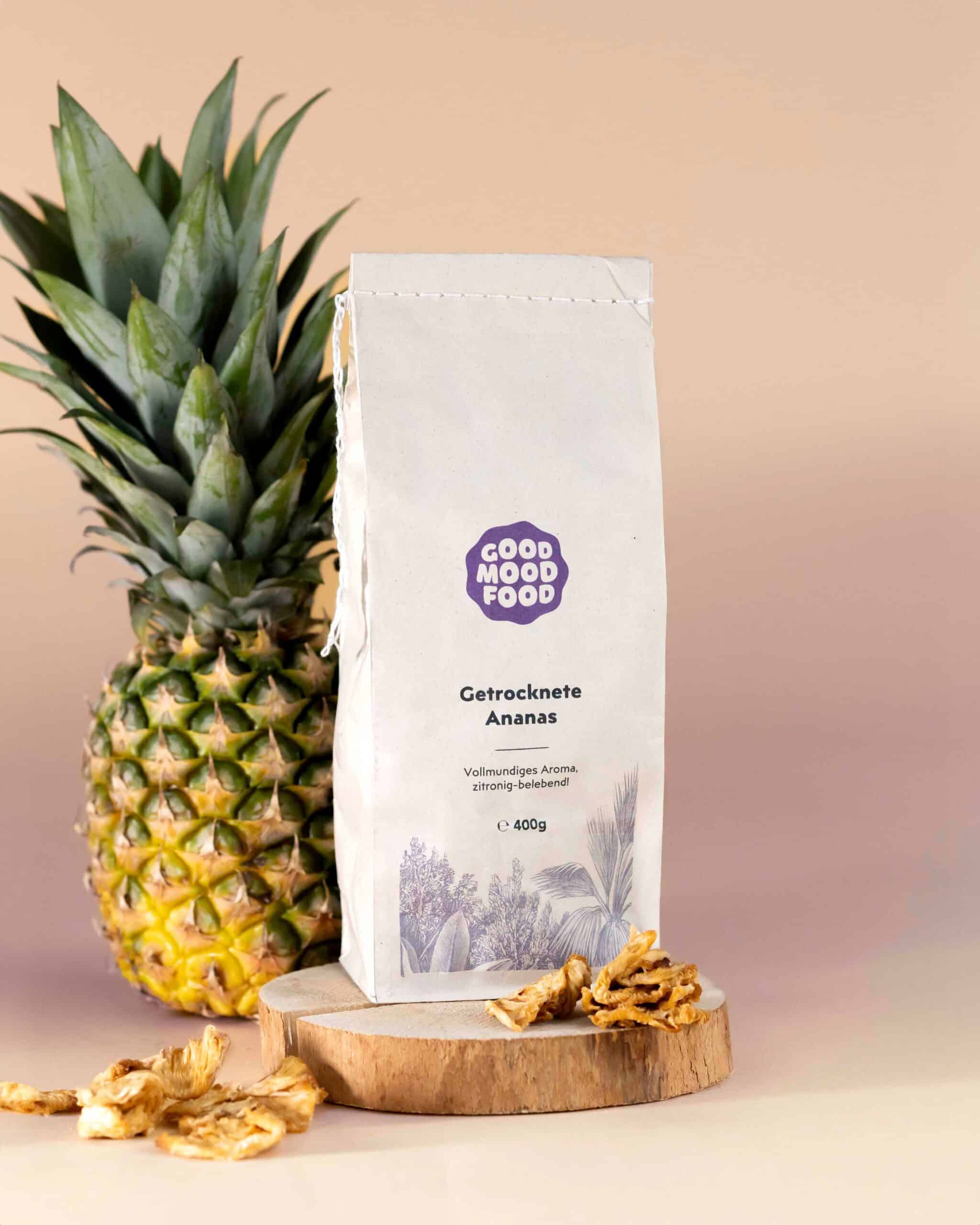 Schonend getrocknete Ananas