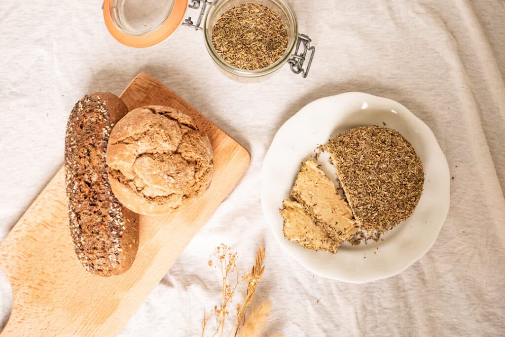 Veganer Cashew Käse