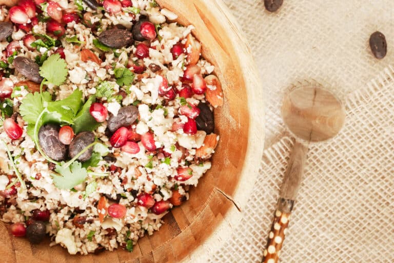 Rohkakao Bohnen Salat