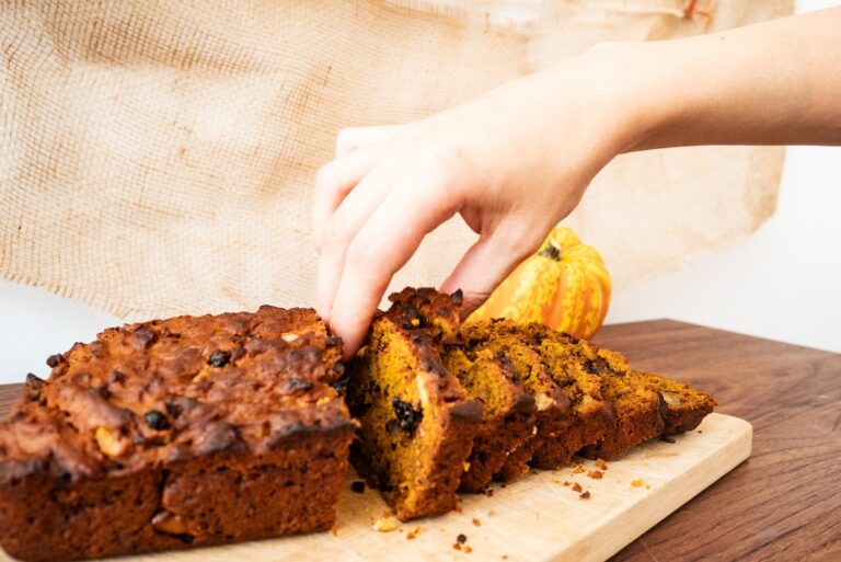 Kürbisbrot mit Rohkakao Drops