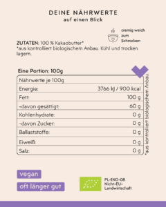 Rohkakaobutter Gute Laune Tipp