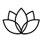Wirkungs-Icon Entspannung Lotus