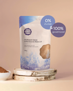 Mushroom Kakao 2.0 Calm Down & Relax 350g Infografik