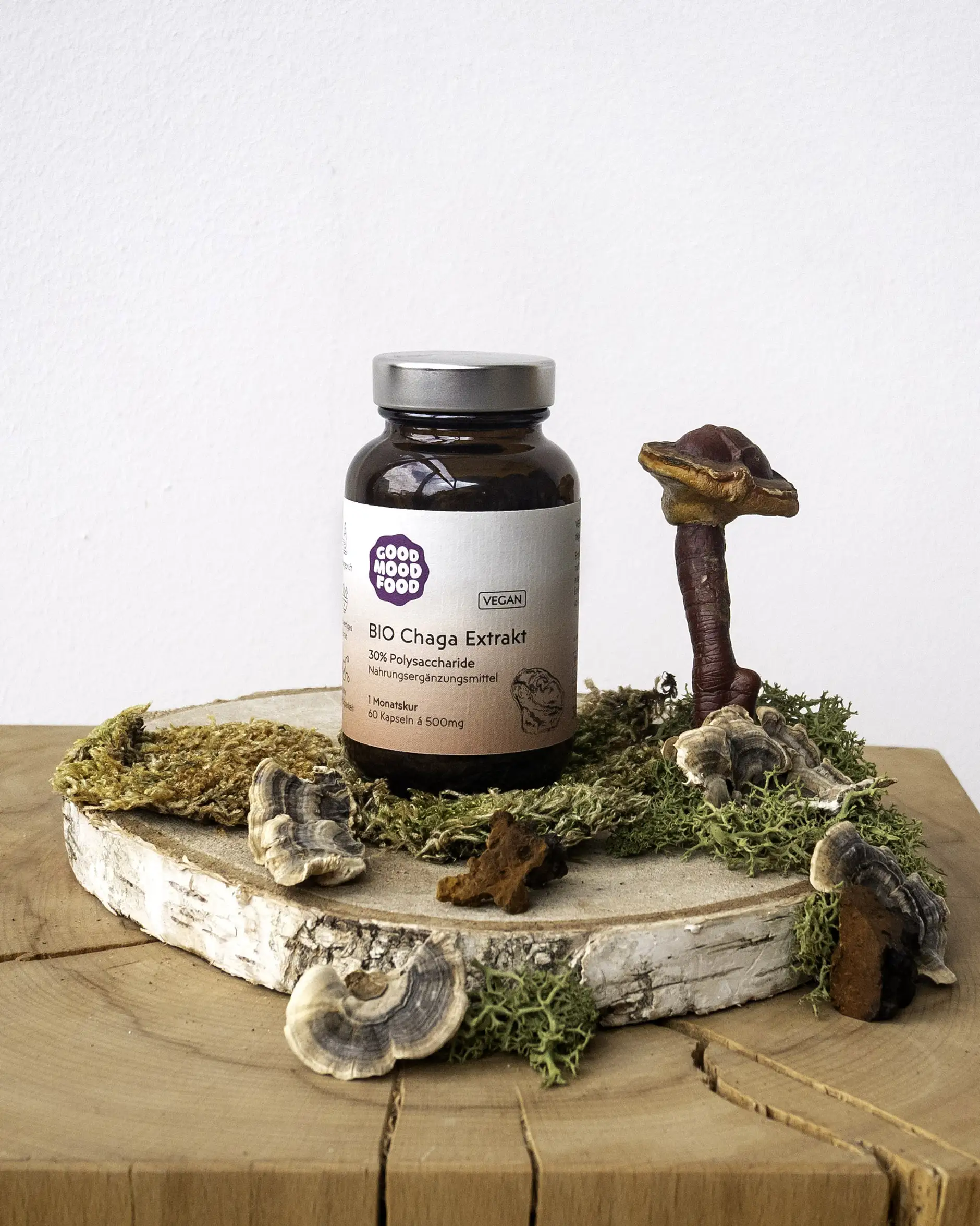 Chaga Extrakt Kapslen Moodbild