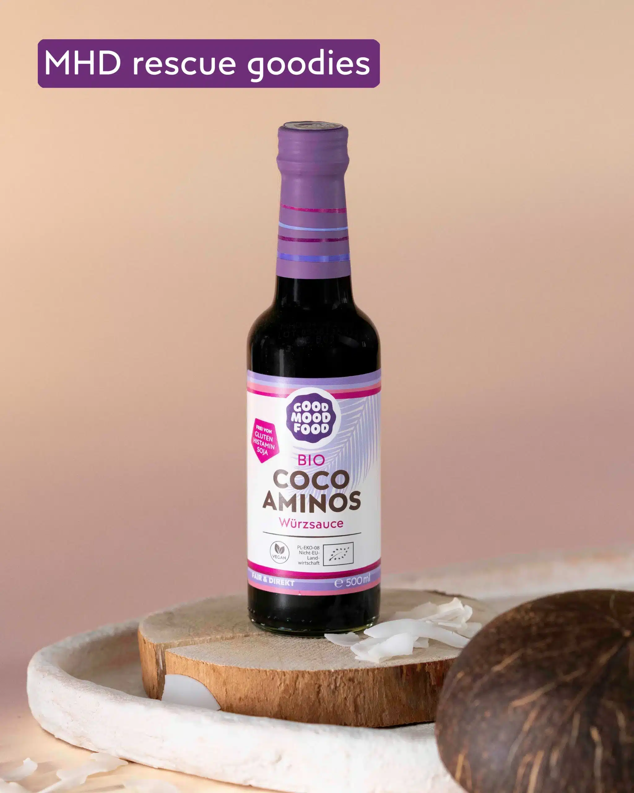 Coco Aminos Würzsauce 250 ml MHD rescue goodies