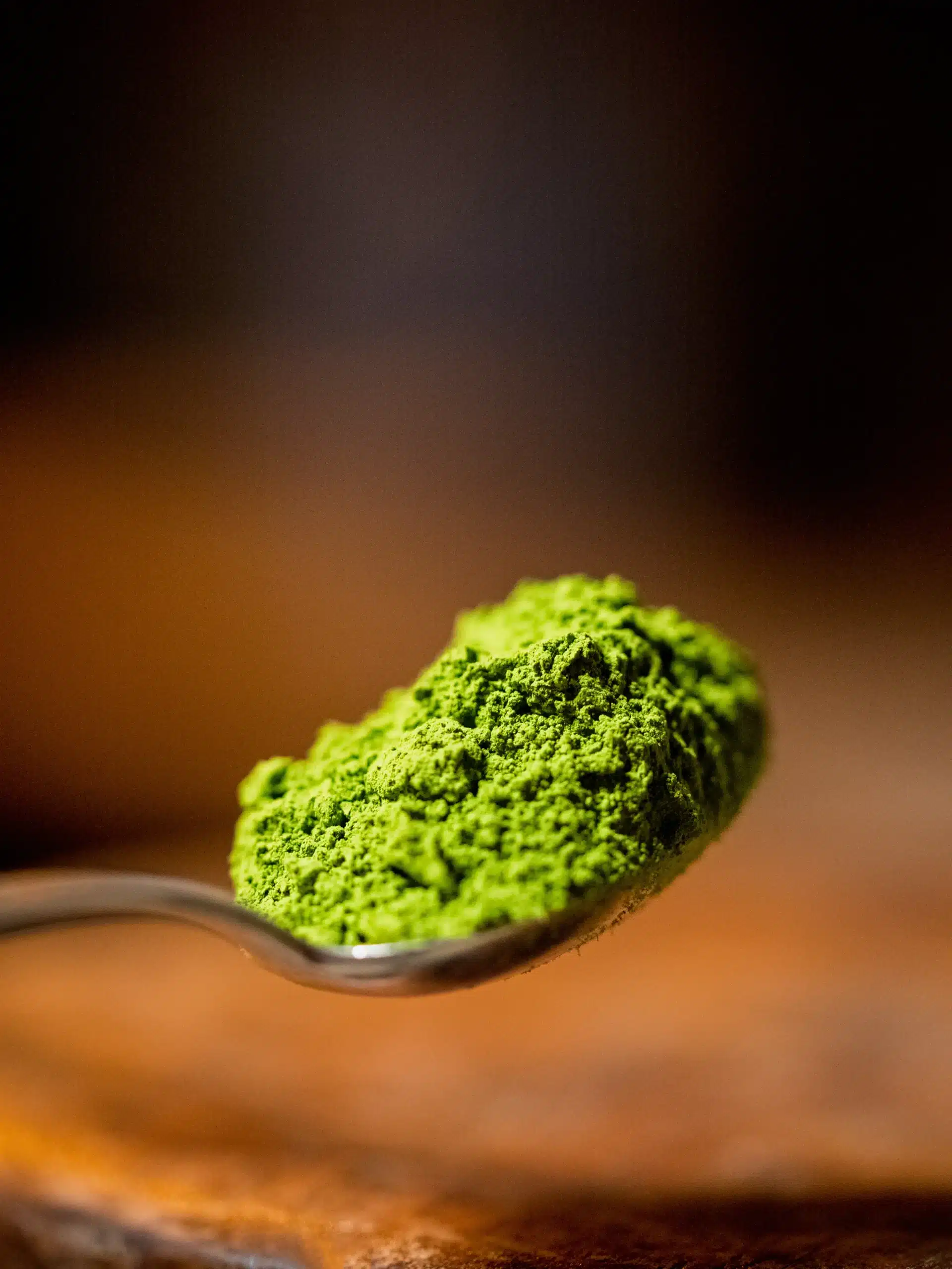 Moodbilder Matcha Pulver aus Japan Close Up 2