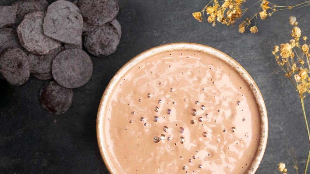 Trinkshokolade Rohkakao Masse Drops Bolivien