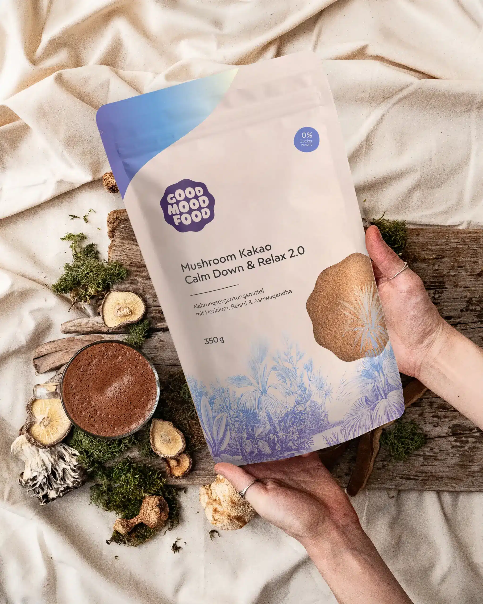 Moodbild Mushroom Kakao Calm Down & Relax 350g